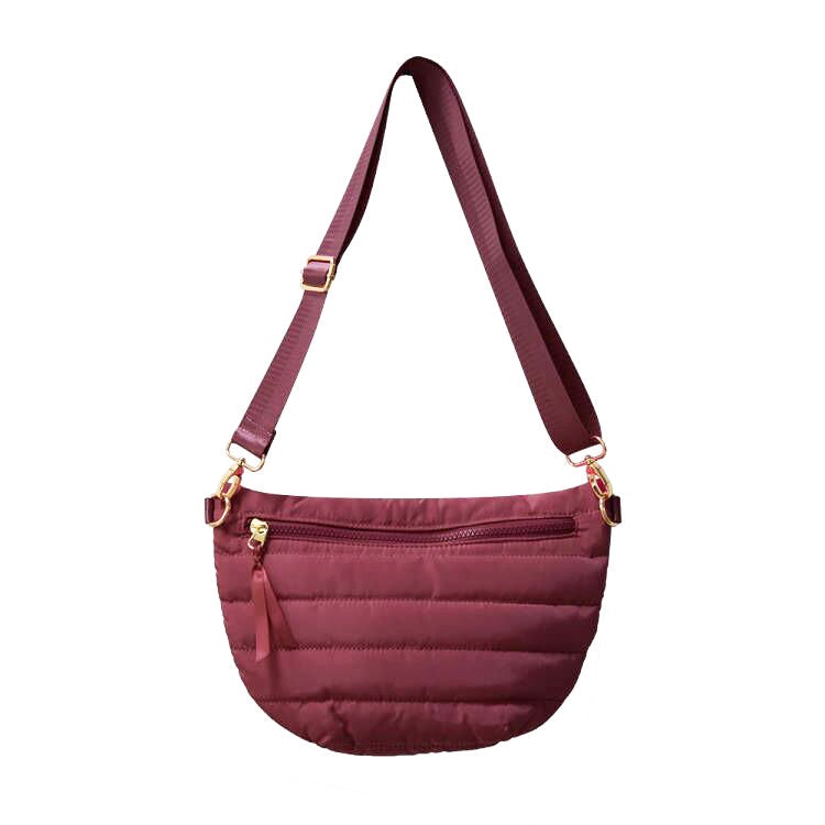 the-blake-crescent-puffer-sling-bag-14-colors-babs+birdie-plain+plaid-6