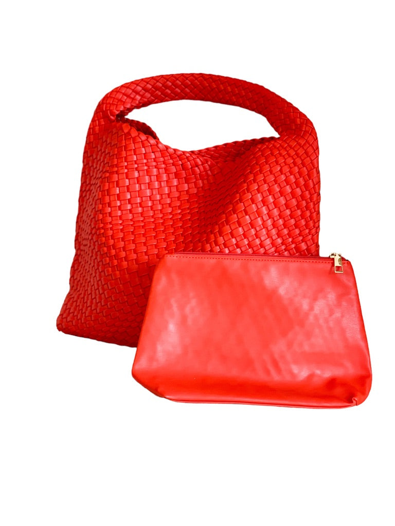 the-willow-large-woven-vegan-leather-tote-red-orange-babs+birdie-plain+plaid-1