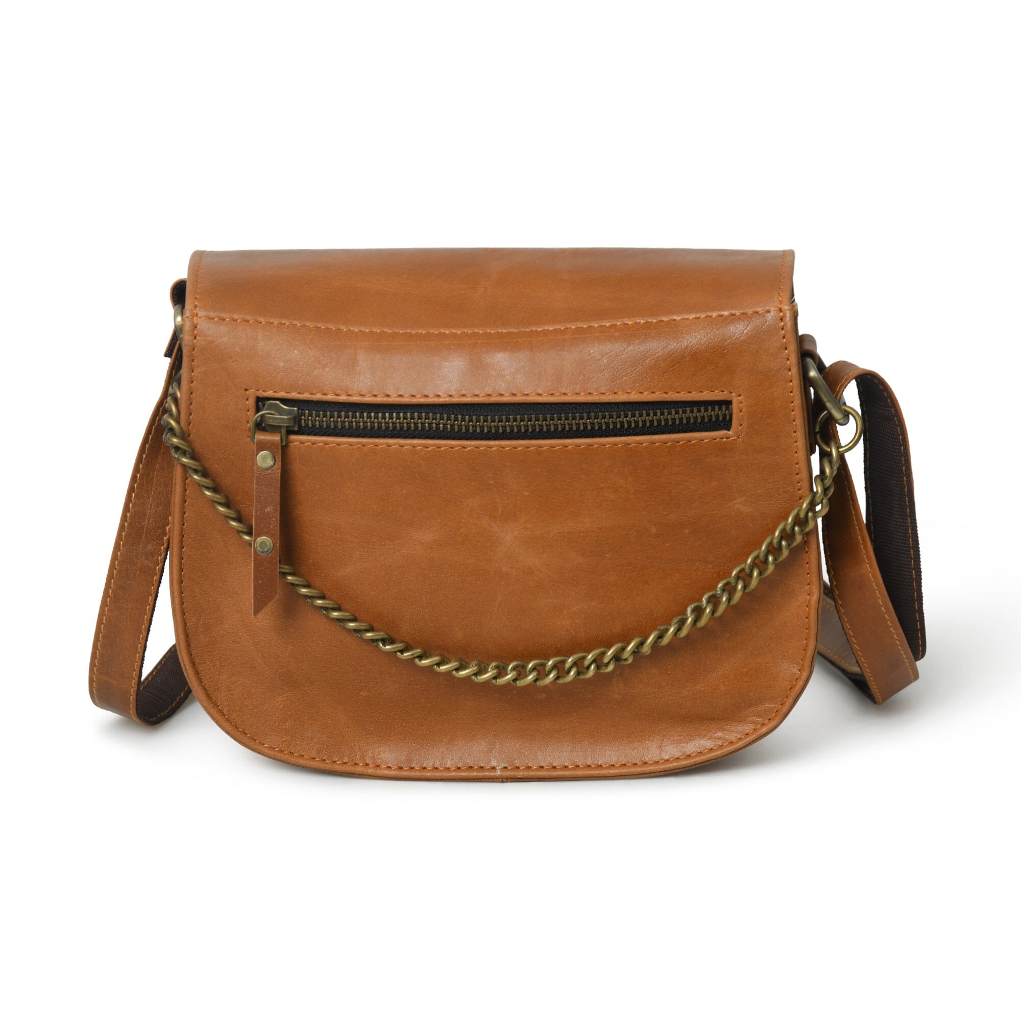 The Molina Satchel- Tan Brown