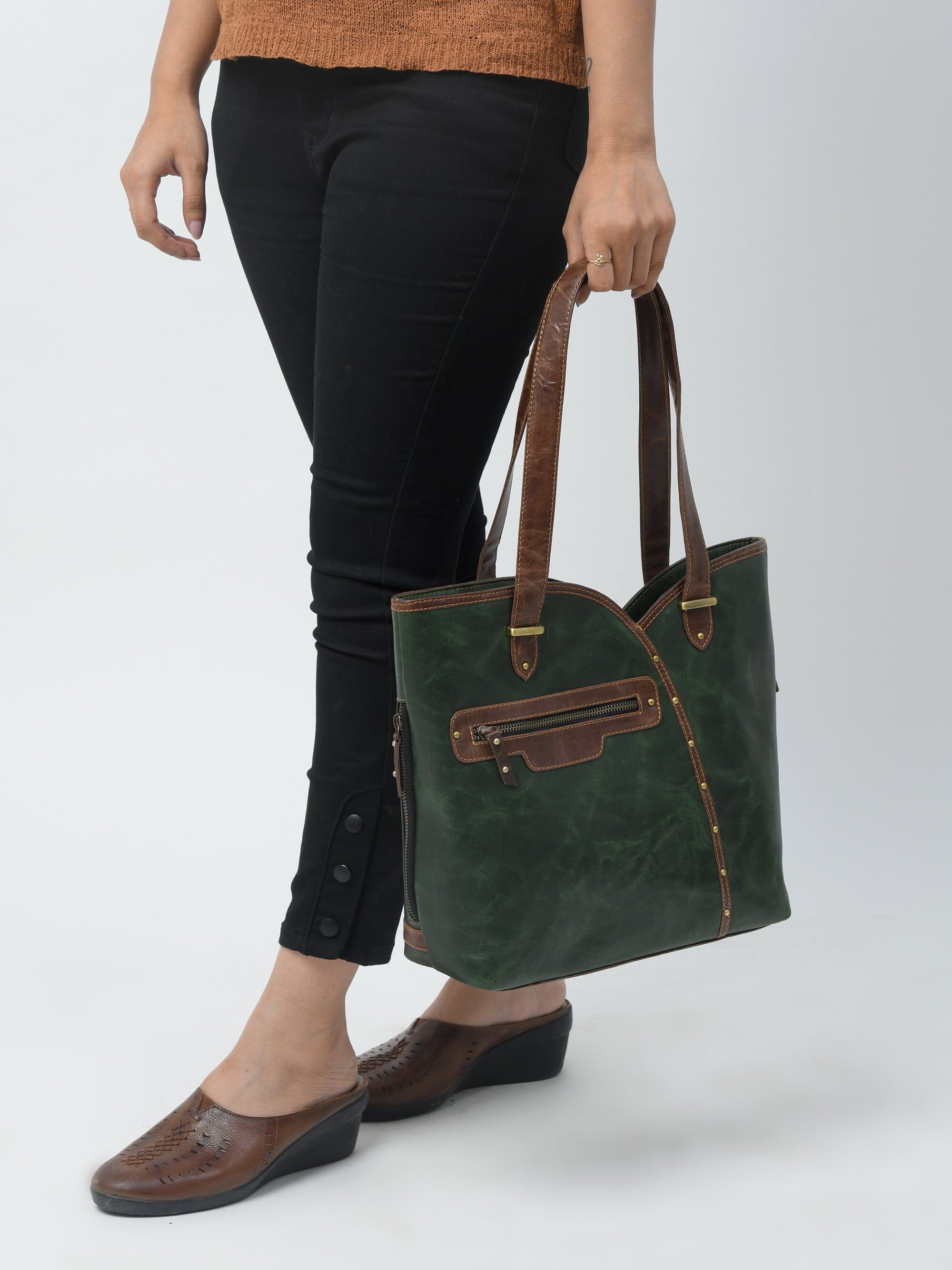 The Riley Handbag- Green