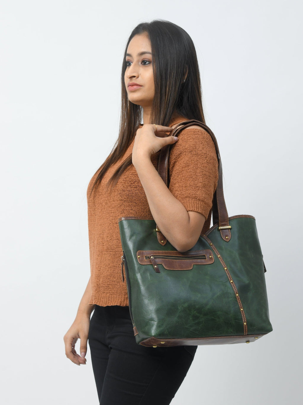 The Riley Handbag- Green