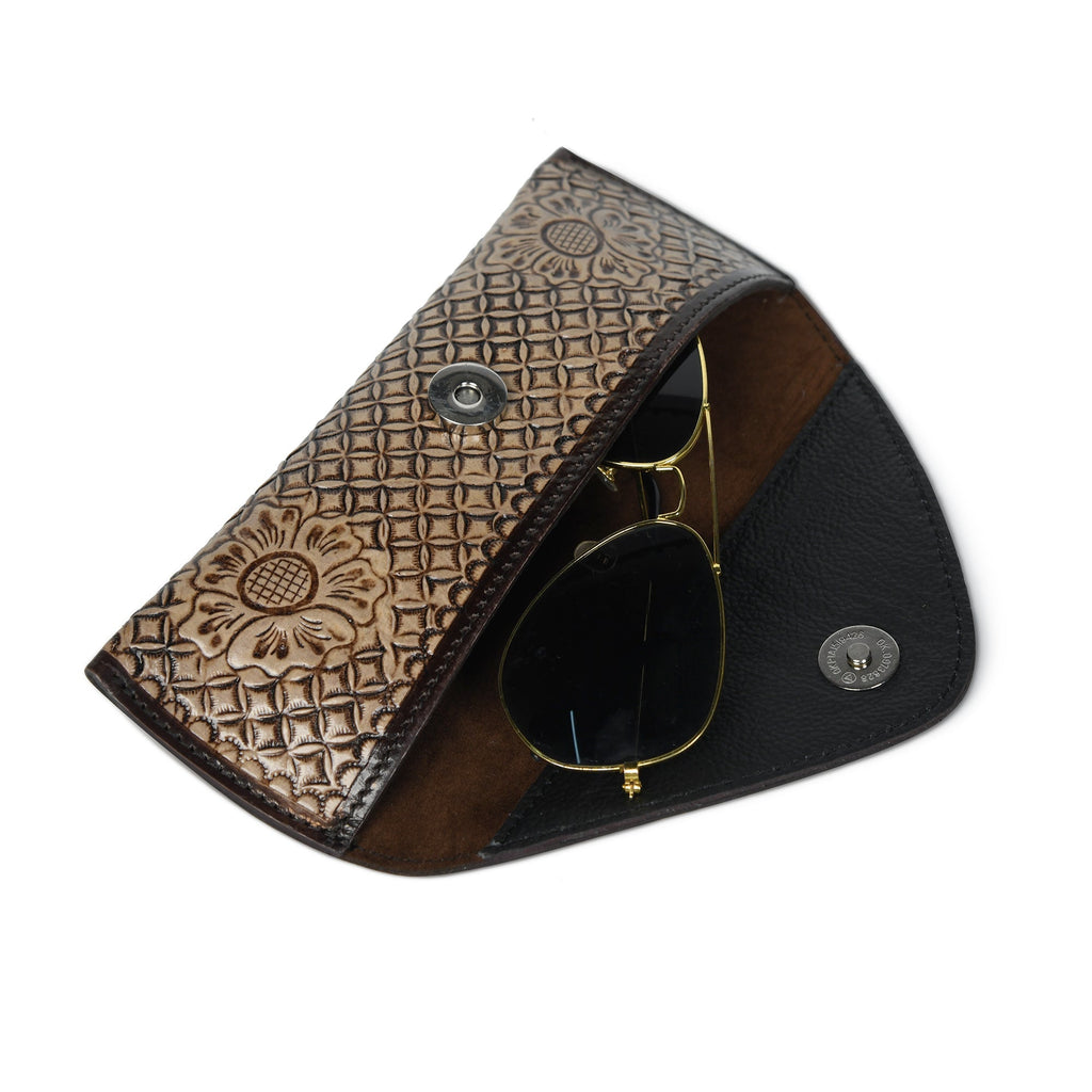 Vintage Floral Sunglass Case