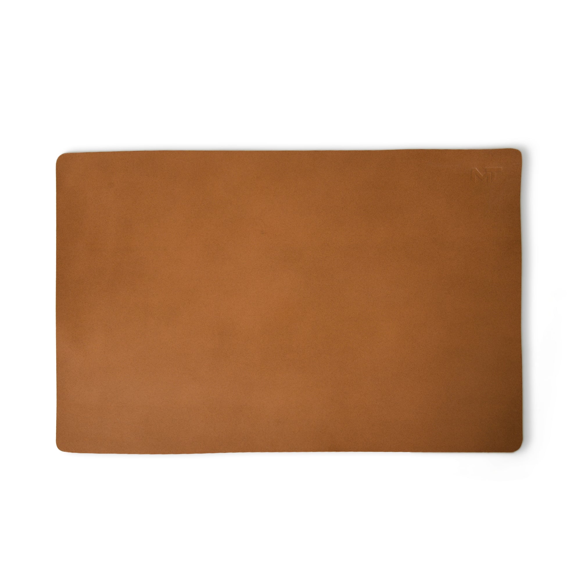 Caramel Luxe Leather Desk Mat + Mouse Pad
