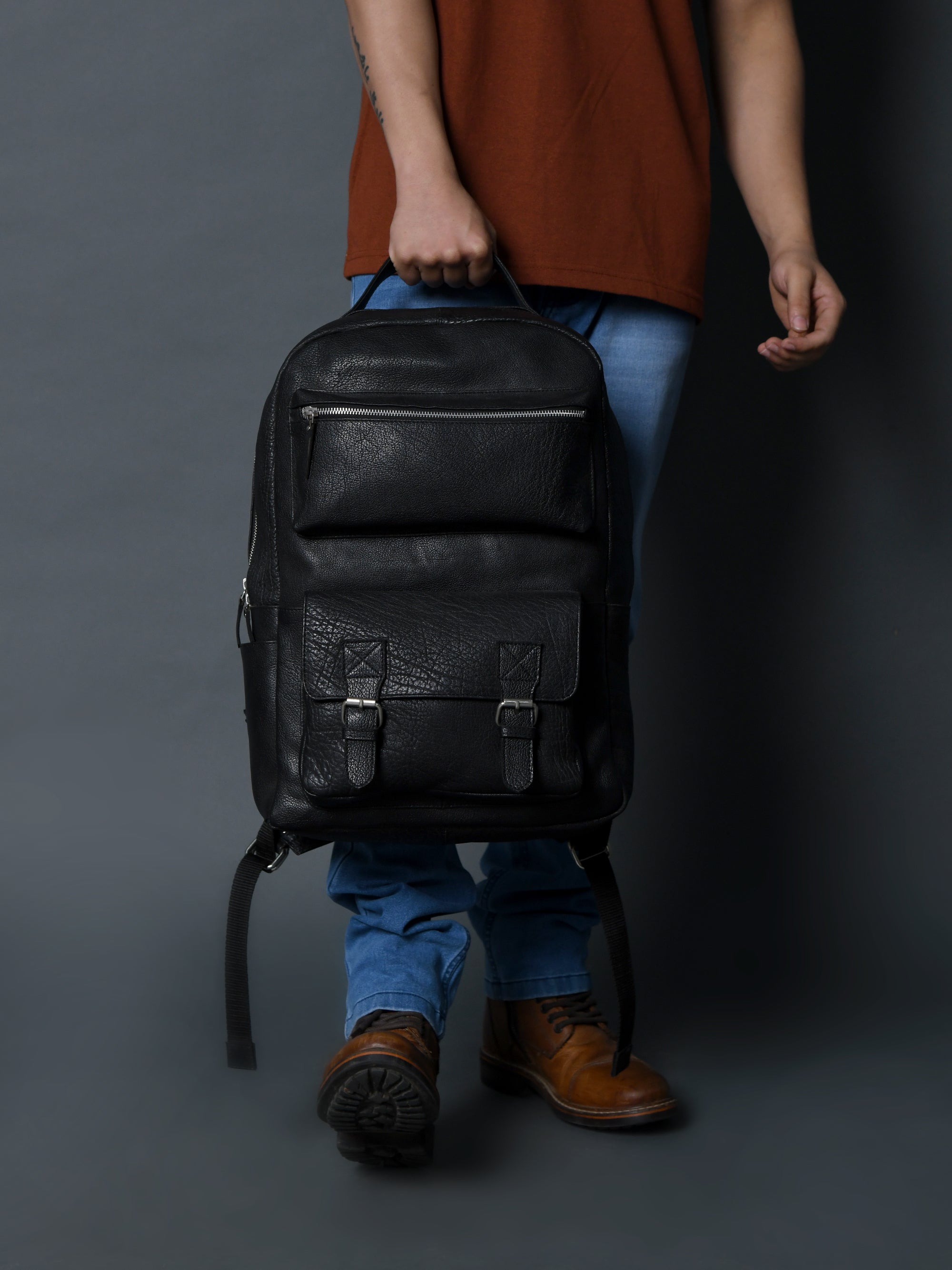 NoirTrek Leather Backpack 2.0