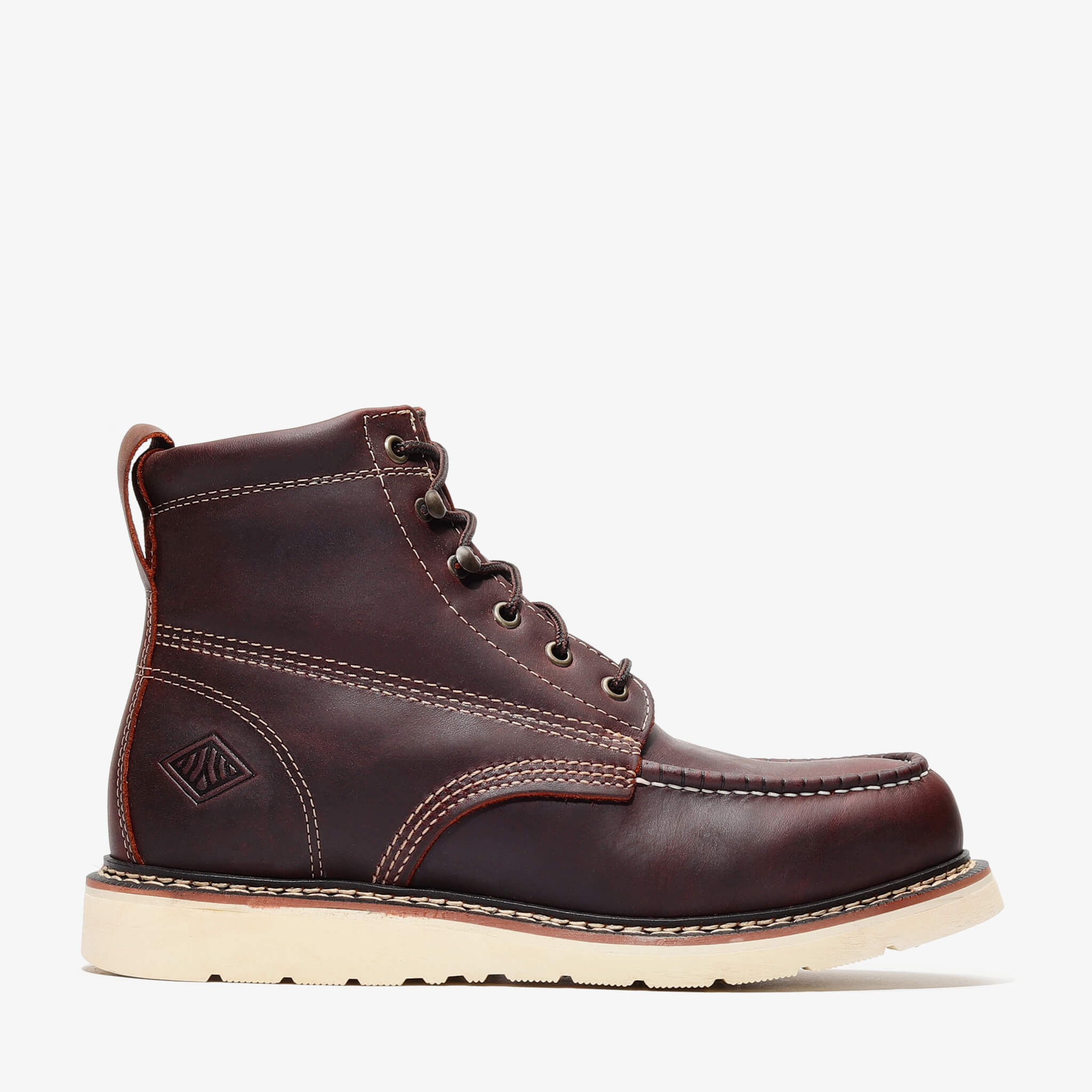 FRONTIER CLASSIC 6" MOC TOE BURGUNDY