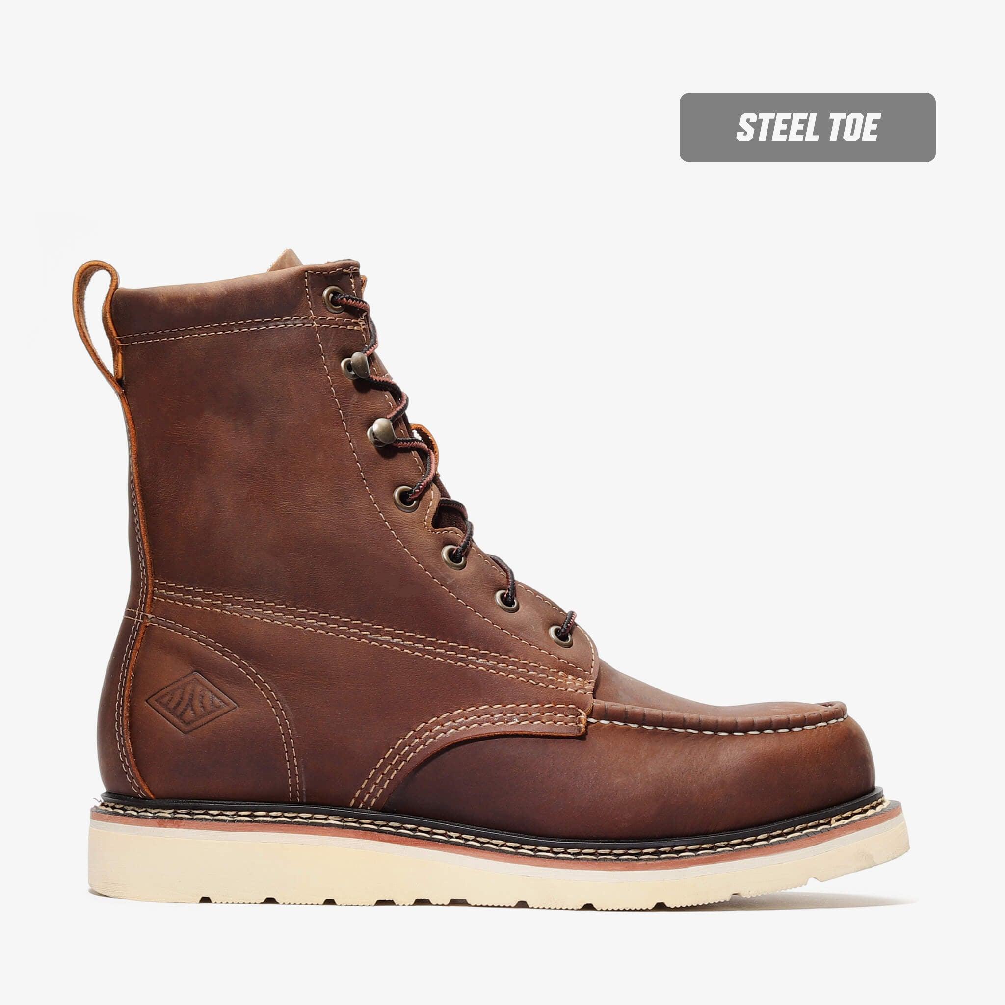 FRONTIER CLASSIC 8" MOC TOE XL (STEEL TOE)