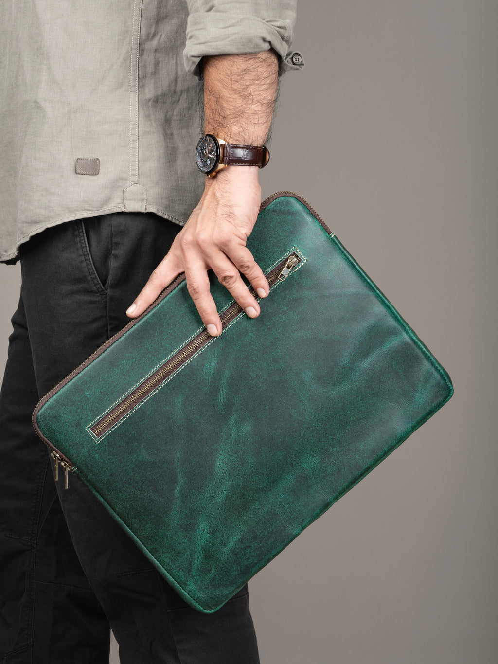 Green Laptop Sleeve