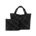 the-charli-large-woven-neoprene-tote-with-wristlet-onyx-with-glittered-stripe-babs+birdie-plain+plaidHandbag-1