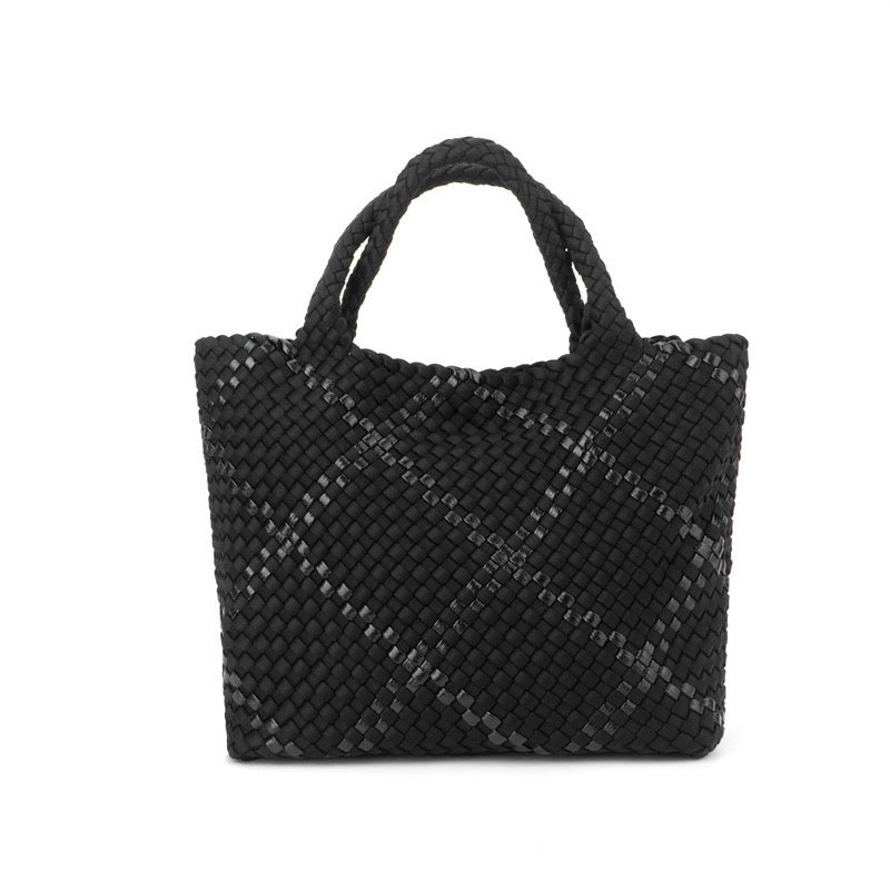 the-charli-large-woven-neoprene-tote-with-wristlet-onyx-with-glittered-stripe-babs+birdie-plain+plaid-2