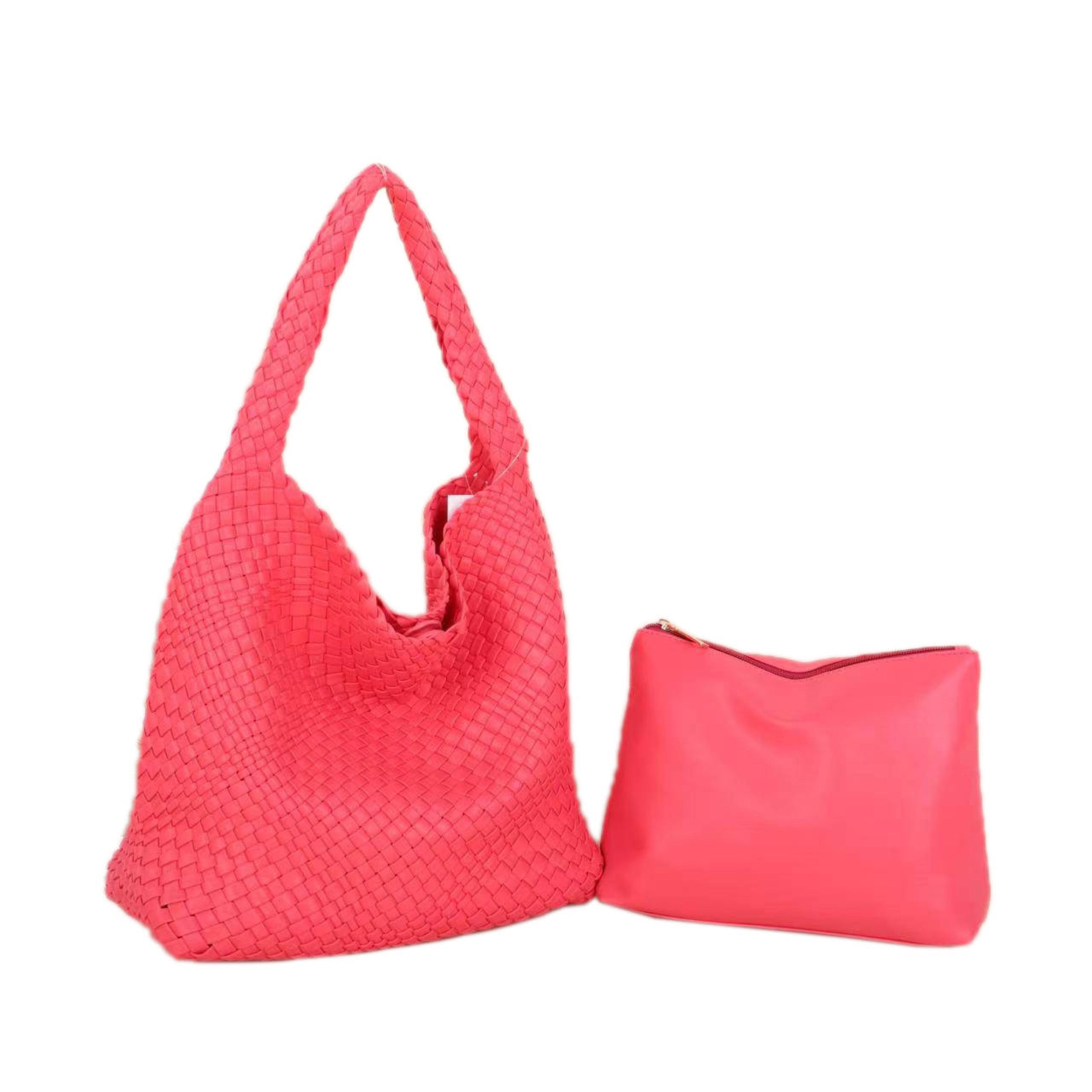the-willow-large-woven-vegan-leather-tote-pink-babs+birdie-plain+plaid-1