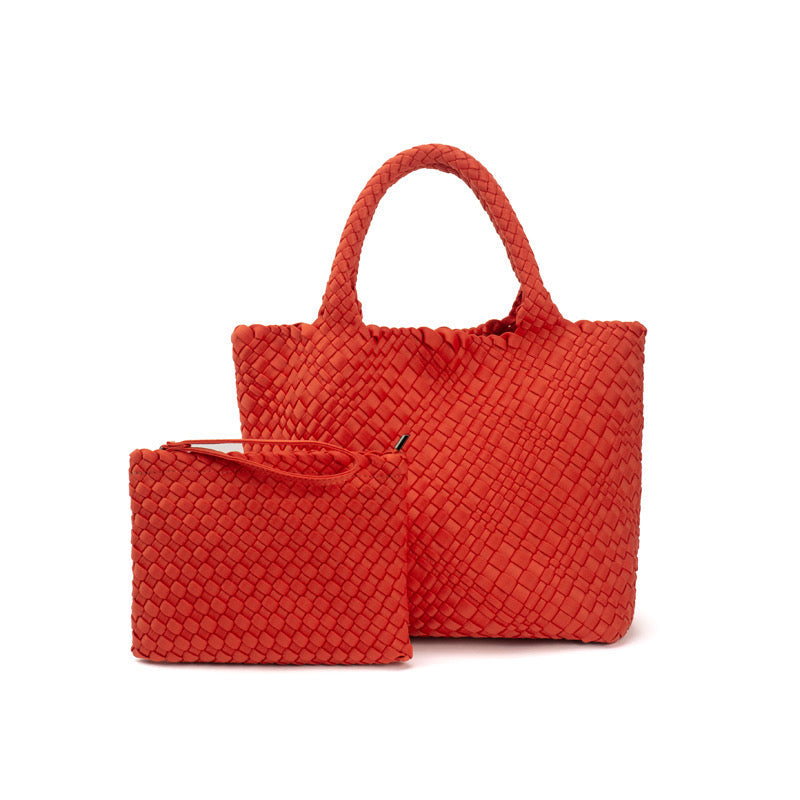the-charli-large-woven-neoprene-tote-with-wristlet-scarlet-babs+birdie-plain+plaidHandbag-1