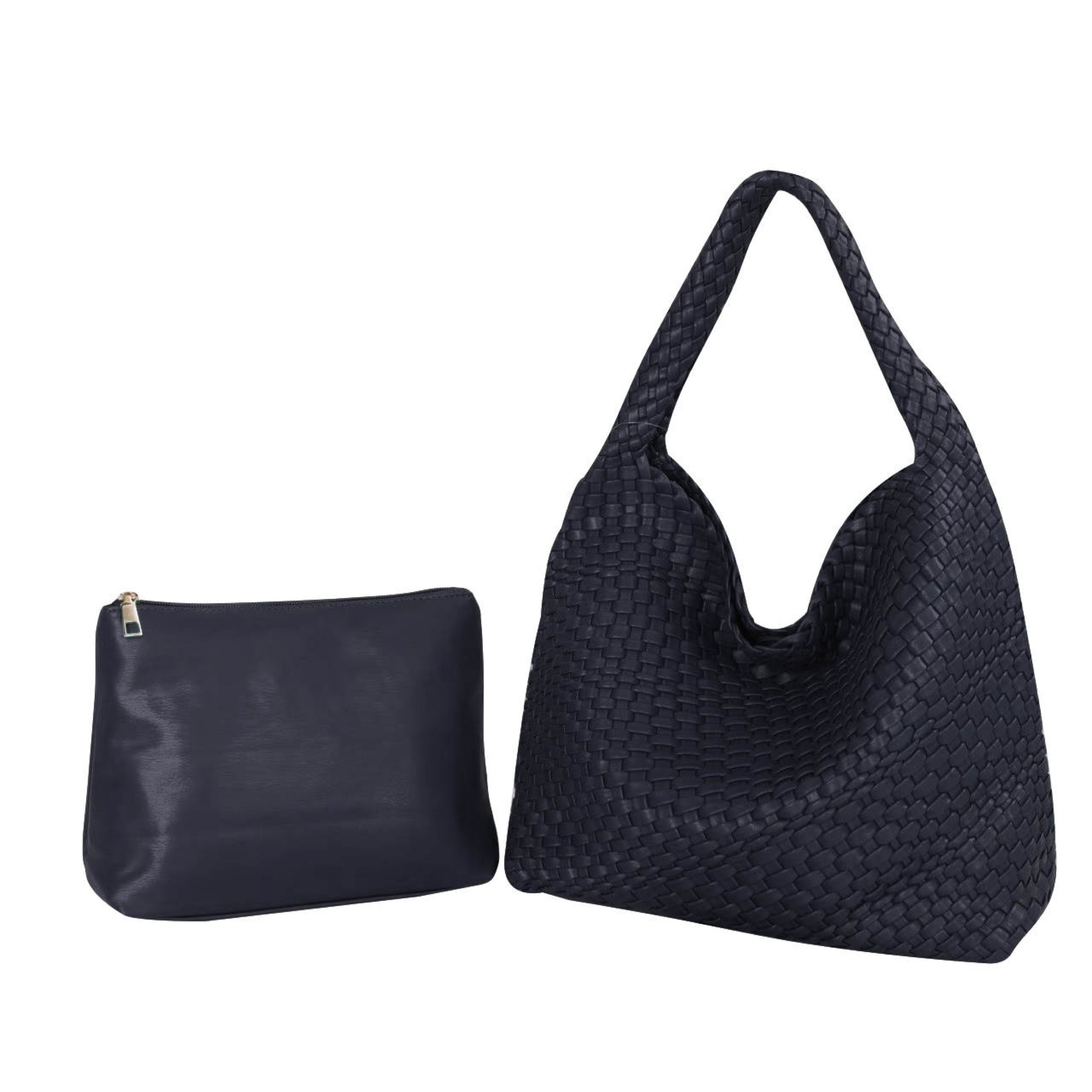 the-willow-large-woven-vegan-leather-tote-black-babs+birdie-plain+plaid-1