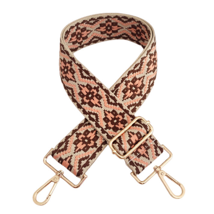 brown-apricot-medallion-bag-strap-gold-hardware-babs+birdie-plain+plaid-1