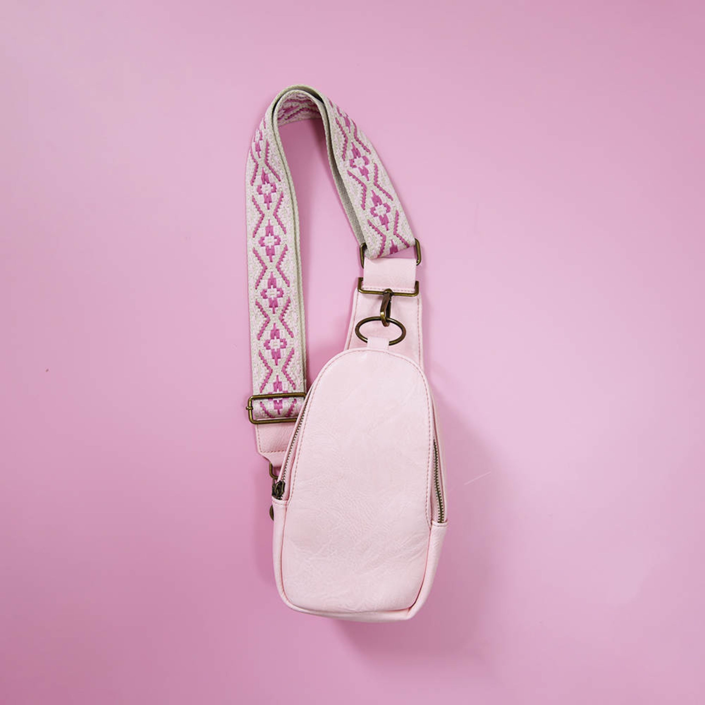 the-isla-sling-bag-with-guitar-strap-pink-babs+birdie-plain+plaid-1