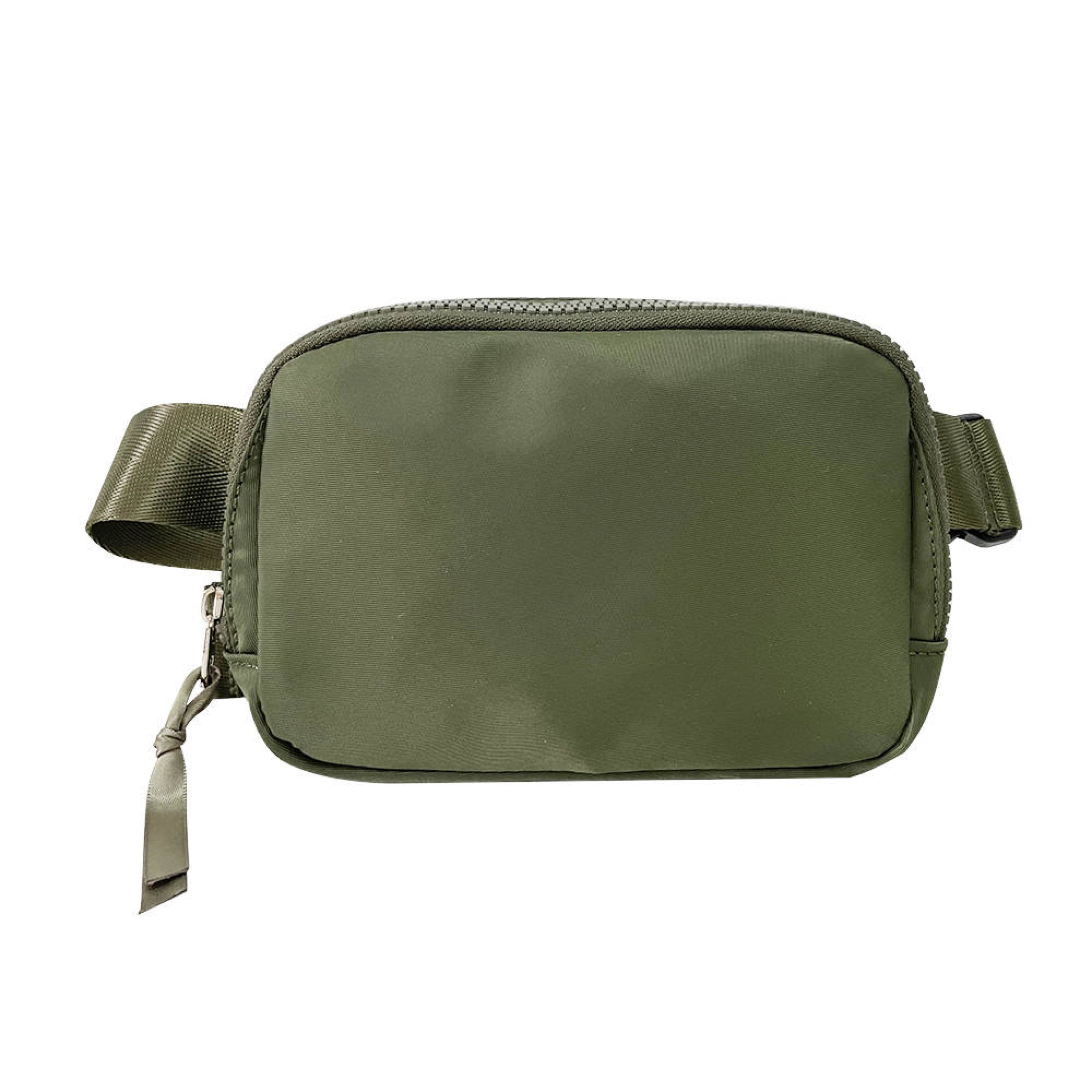 the-lennon-nylon-belt-bag-sling-bag-waist-bag-olive-babs+birdie-plain+plaid-1