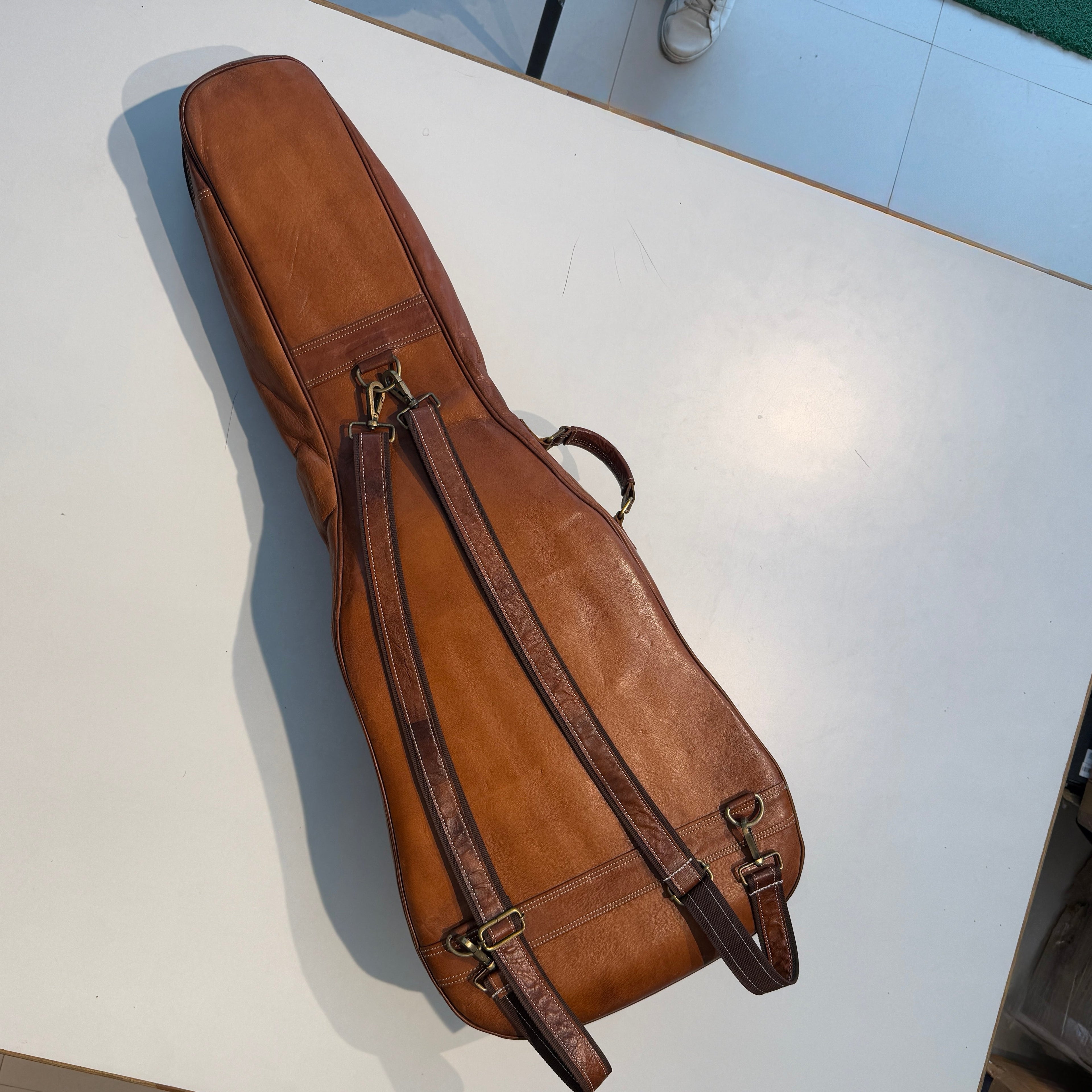 Personalized Leather Guitar Case