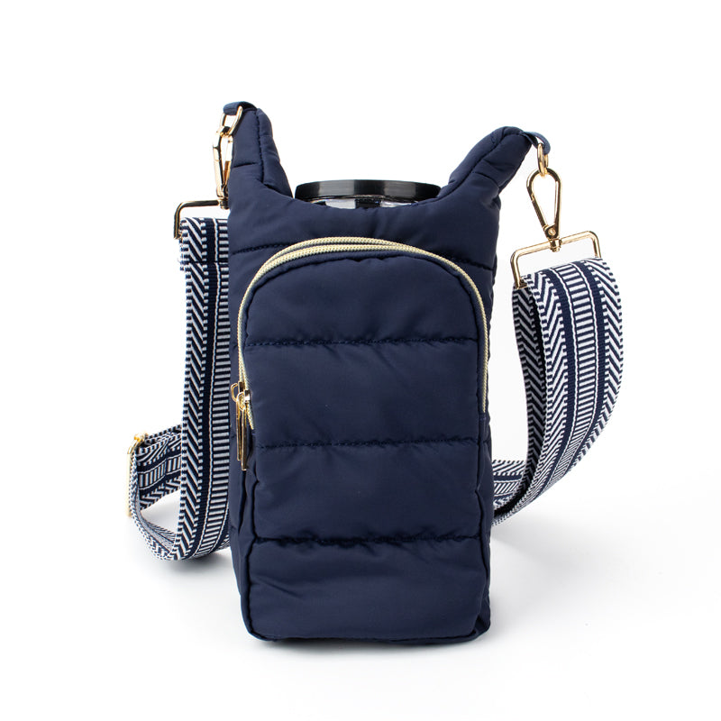 the-capri-tumbler-carrier-crossbody-babs+birdie-plain+plaid-9