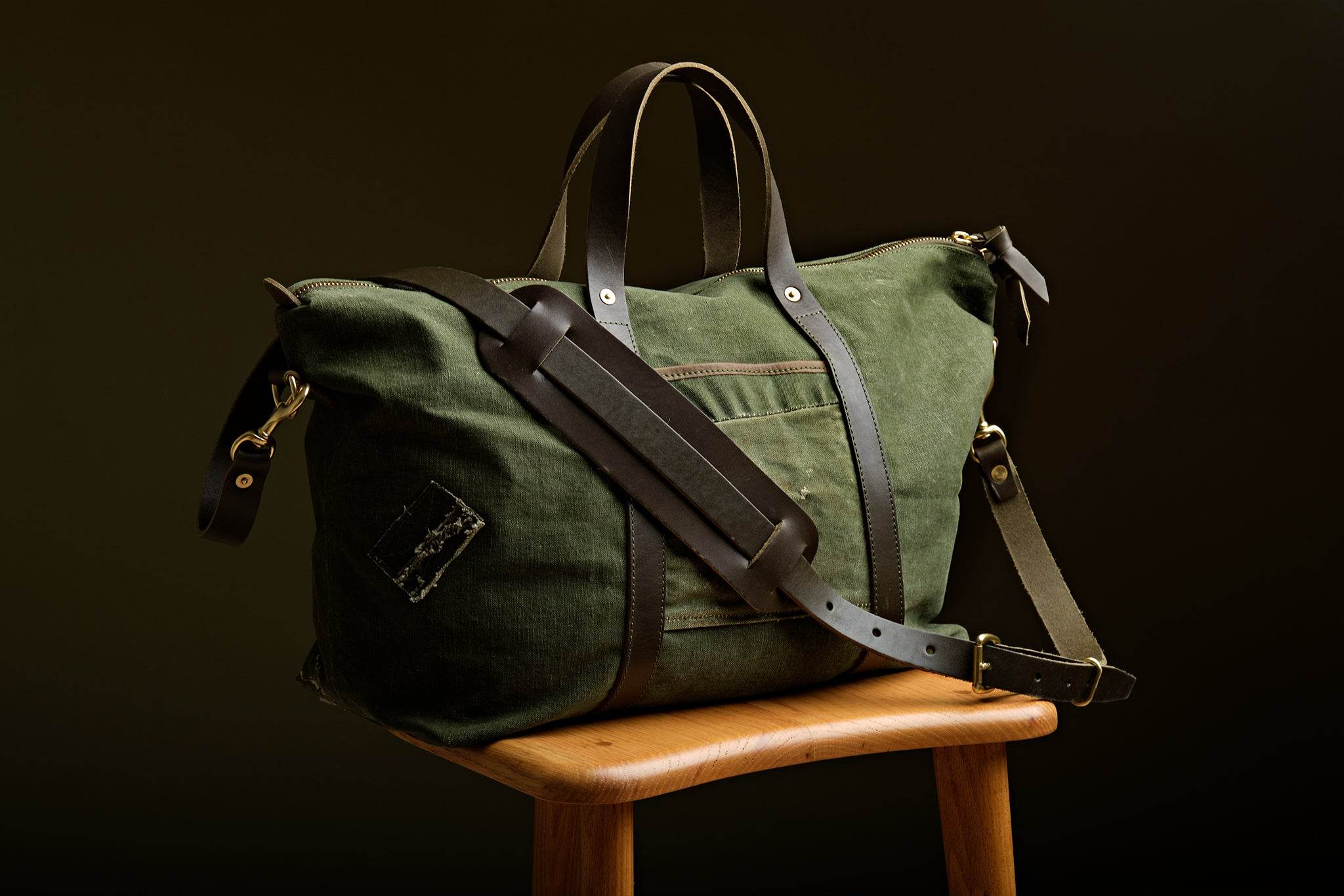 Repurposed Military Travel Bag