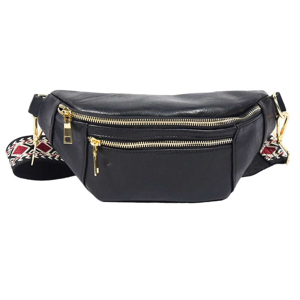 the-soho-dual-zipper-sling-bag-babs+birdie-plain+plaid-3