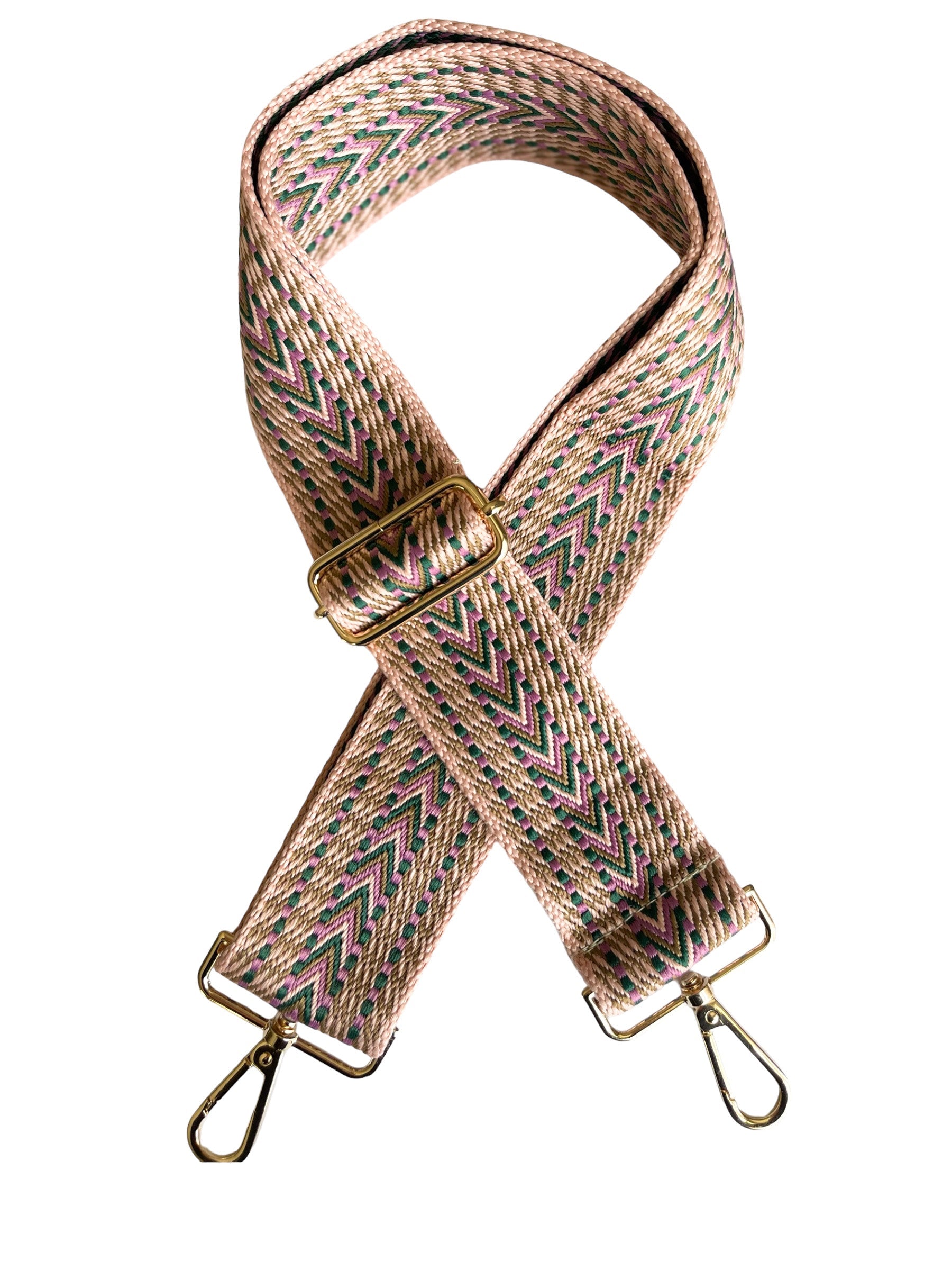 mauve-green-purple-abstract-bag-strap-gold-hardware-babs+birdie-plain+plaid-1