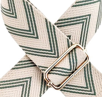 emerald-green-chevron-stripe-gold-hardware-babs+birdie-plain+plaid-2