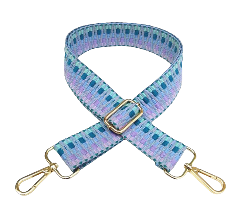 teal-blue-purple-embroidered-bag-strap-gold-hardware-babs+birdie-plain+plaid-1