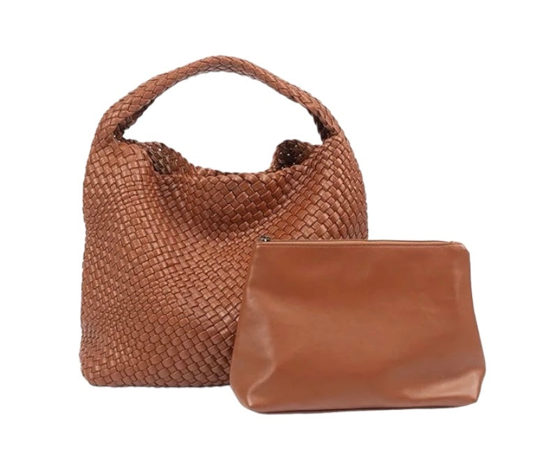 the-willow-large-woven-vegan-leather-tote-brown-babs+birdie-plain+plaid-1