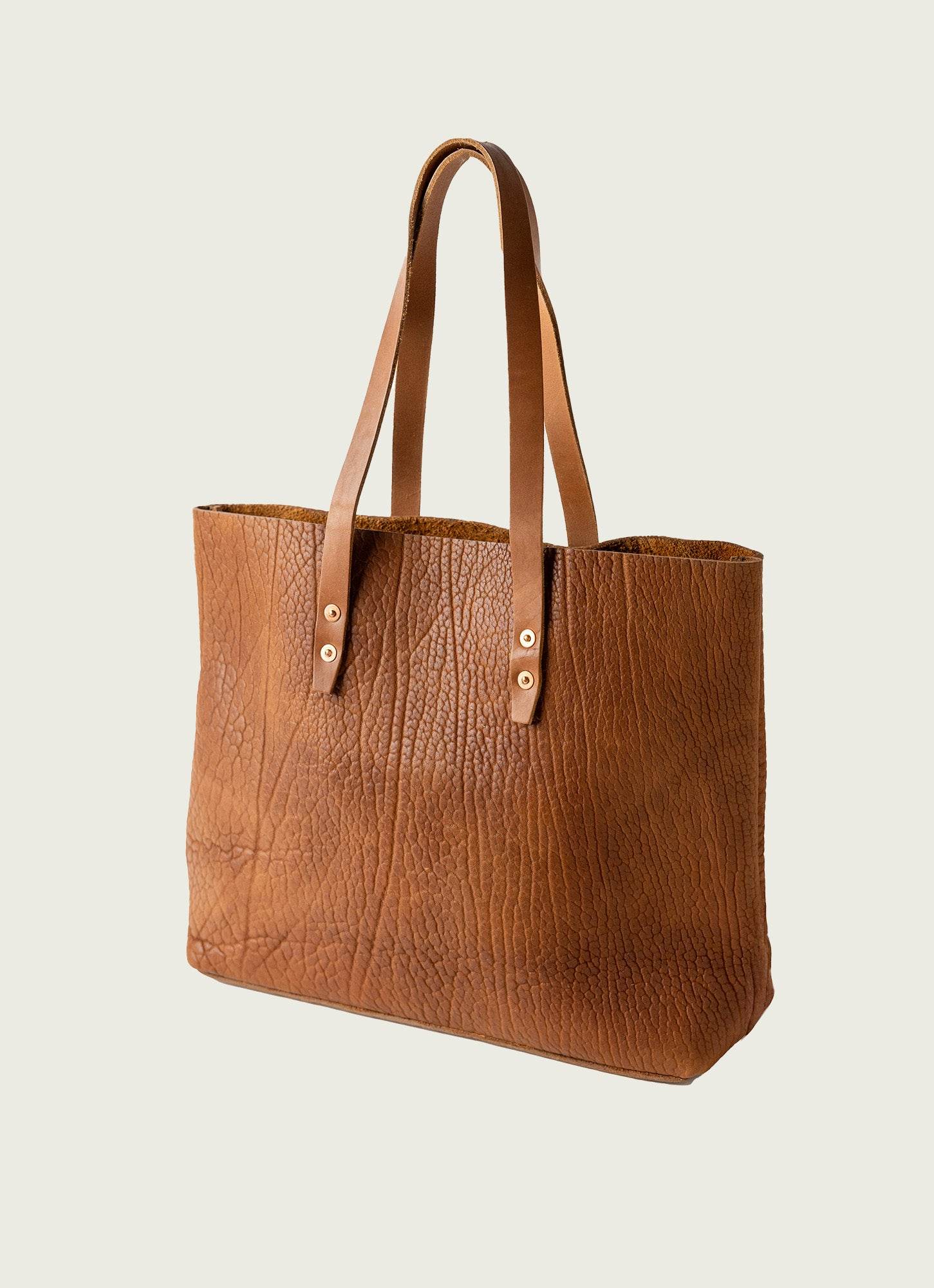 Vintage Bullhide Tote Bag