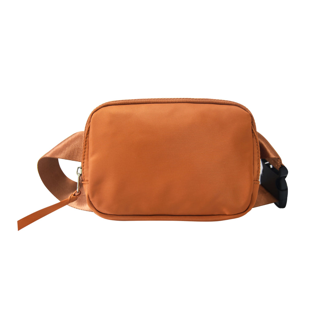the-lennon-nylon-belt-bag-sling-bag-waist-bag-burnt-orange-babs+birdie-plain+plaid-2