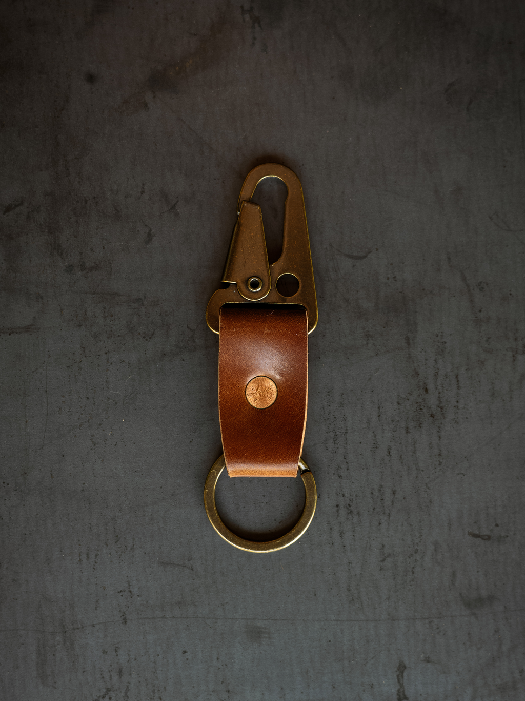 Key Clip - Bourbon Shell Cordovan