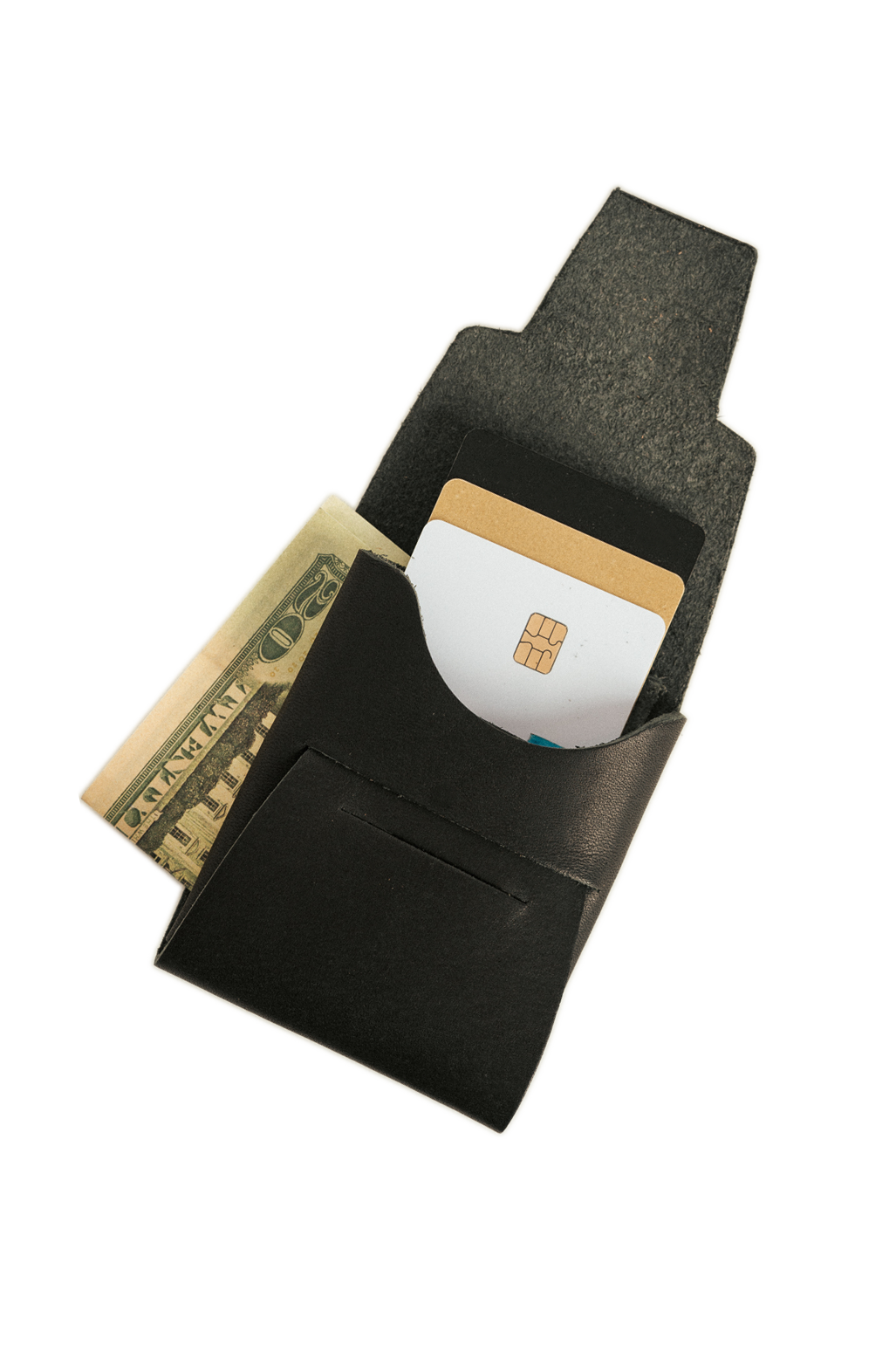 Johnny Wallet - Heavy Duty Black Essex