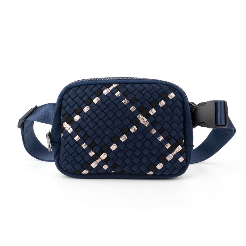 the-ella-woven-neoprene-belt-bag-babs+birdie-plain+plaidHandbag-1