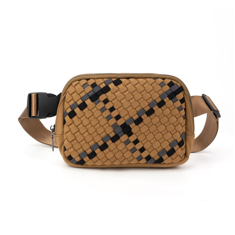 the-ella-woven-neoprene-belt-bag-babs+birdie-plain+plaid-3