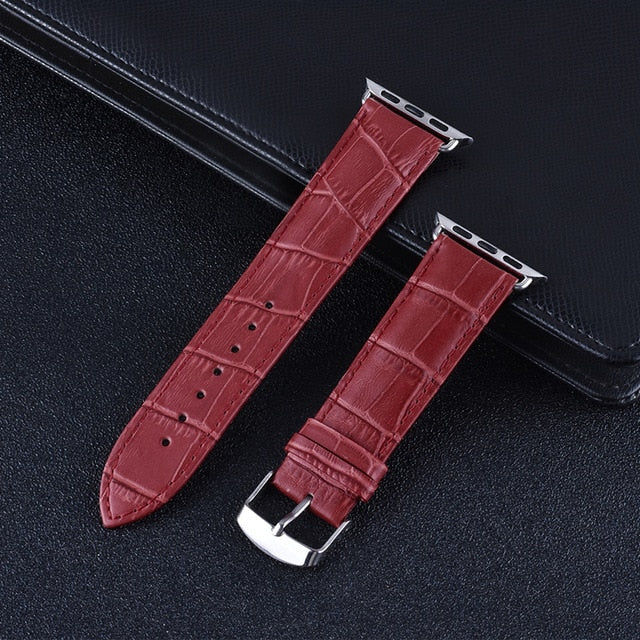 Modern Leather Apple Watch Band