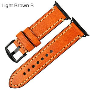 Classic Genuine Leather Apple Watch Strap