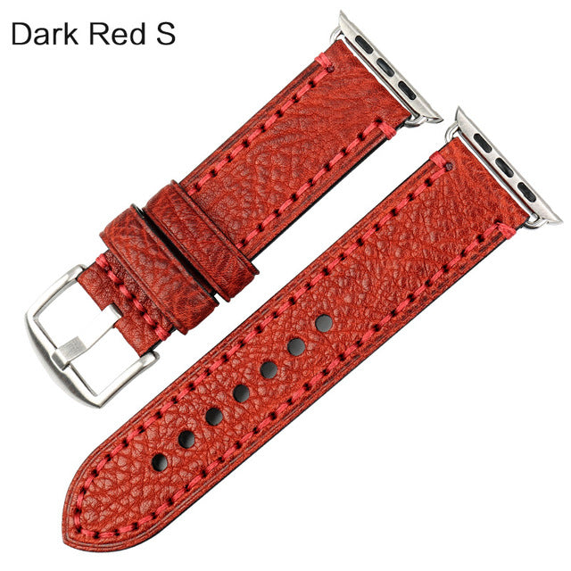 Classic Genuine Leather Apple Watch Strap