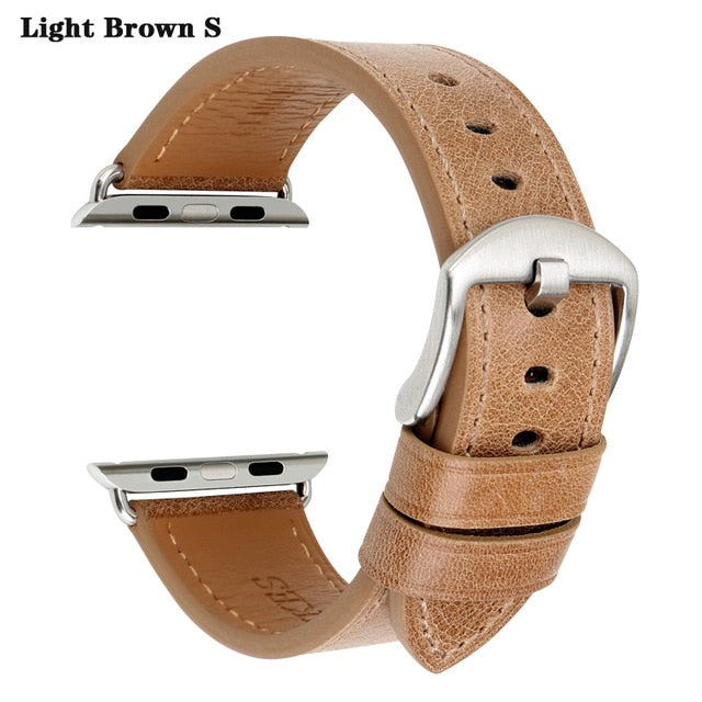 Fashion包包手机壳- LV leather strap Apple Watch strap 38 (40